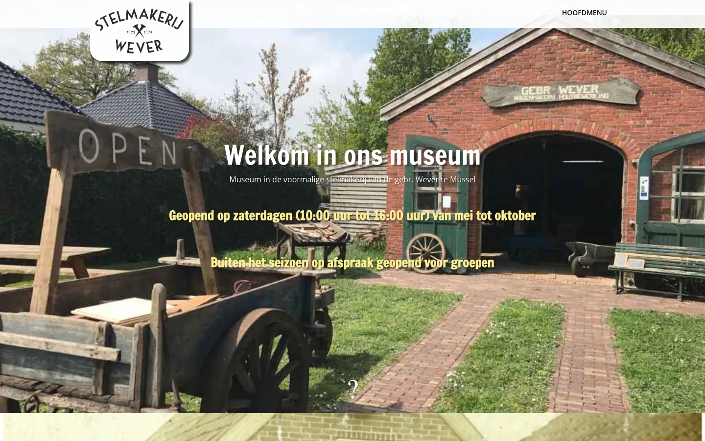 Website Stelmakerij Wever